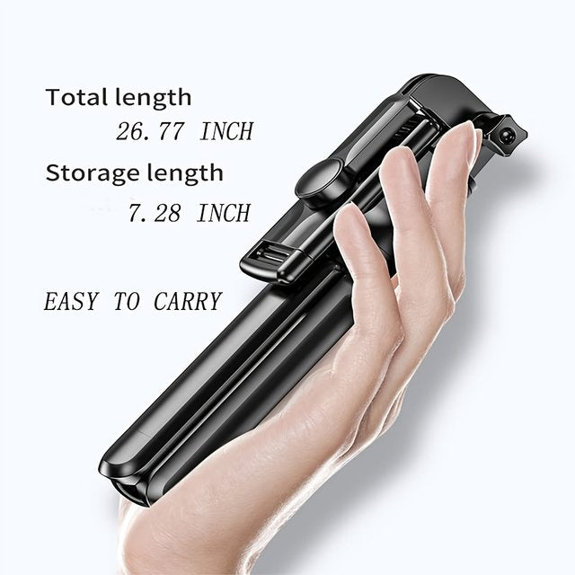 R1s Bluetooth Selfie Stick Tripod with Remote 360° Foldable