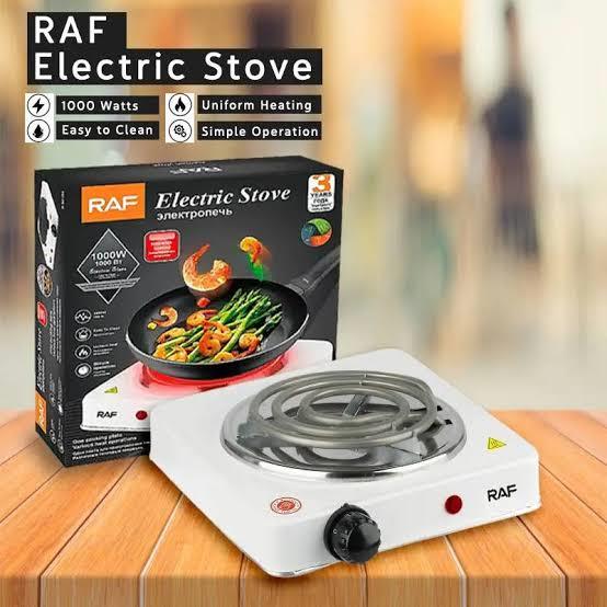 White RAF R.8010B Electric Stove Hot Plate and Cooker