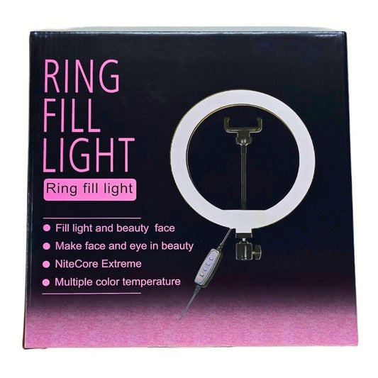 10-Inch Ring Light Kit + 7 Ft Ring Light Stand | LED Photography