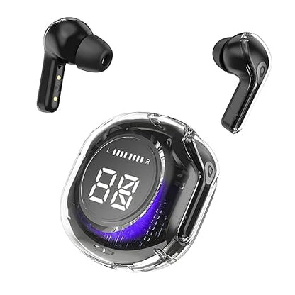 Air 39 Transparent Bluetooth Earbuds – Super Bass, ENC Noise Reduction