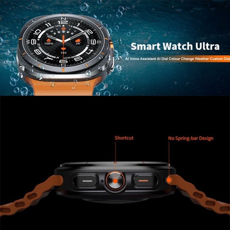 TF7 Ultra Smart Watch | Metal Body, AMOLED Display