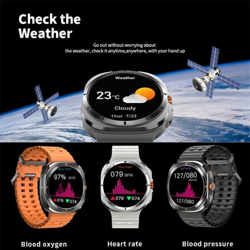 TF7 Ultra Smart Watch | Metal Body, AMOLED Display