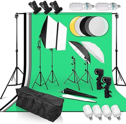 10-Inch Ring Light Kit + 7 Ft Ring Light Stand | LED Photography