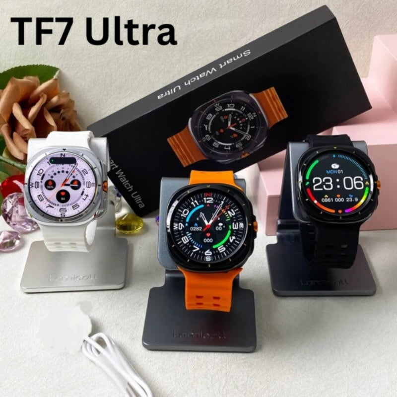TF7 Ultra Smart Watch | Metal Body, AMOLED Display