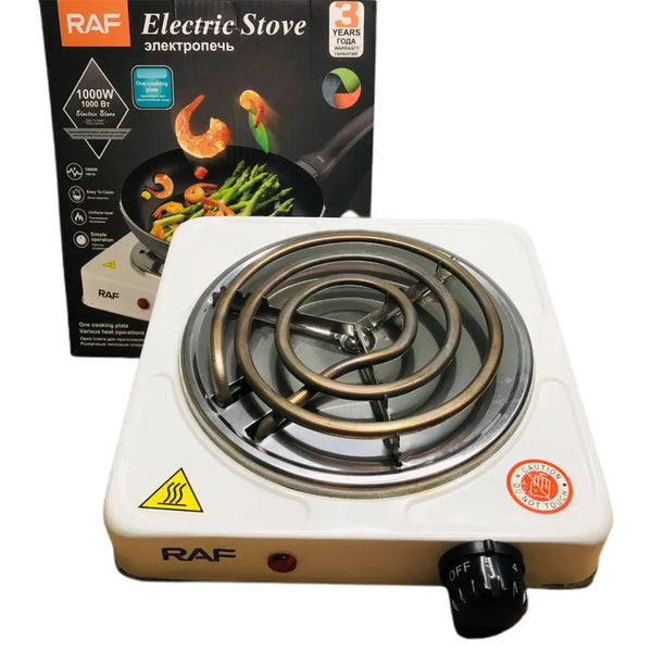 White RAF R.8010B Electric Stove Hot Plate and Cooker