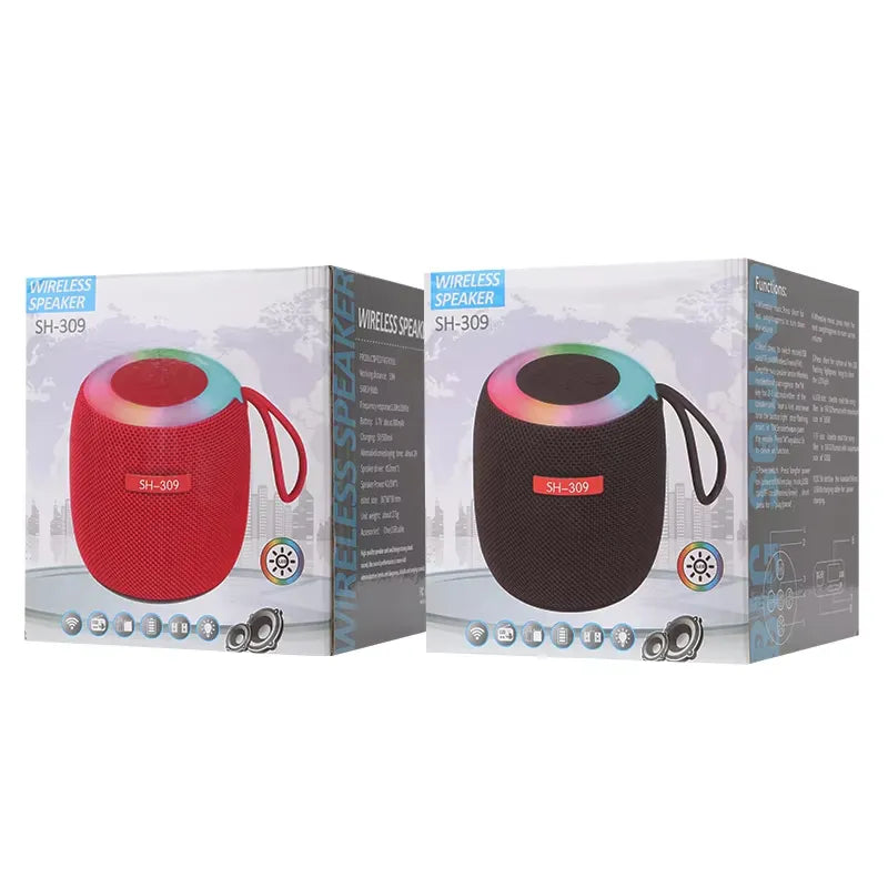 Mini Wireless Bluetooth Speaker | Portable RGB Night Light