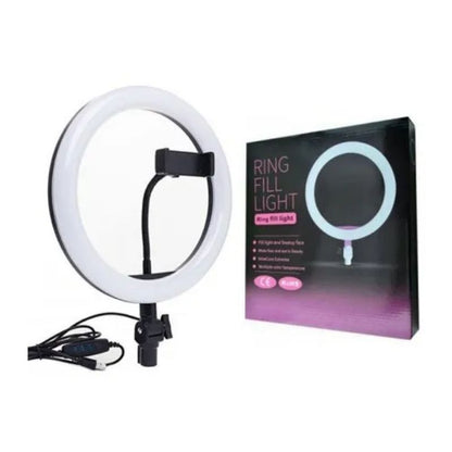 10-Inch Ring Light Kit + 7 Ft Ring Light Stand | LED Photography