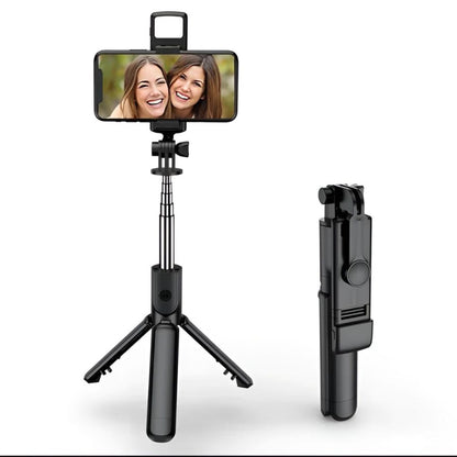 R1s Bluetooth Selfie Stick Tripod with Remote 360° Foldable