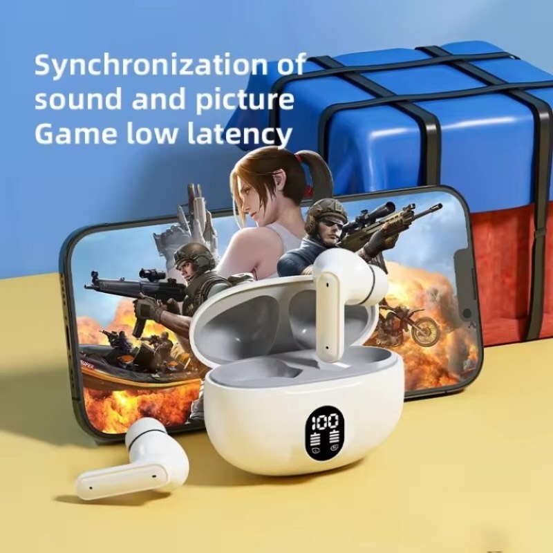 TWS Wireless Earbuds Bluetooth 5.3 | LED Display | Bass Sound & Fast Charging