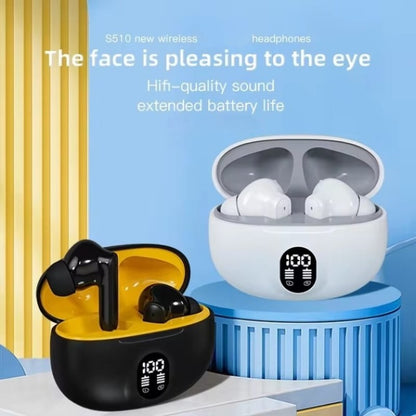 TWS Wireless Earbuds Bluetooth 5.3 | LED Display | Bass Sound & Fast Charging