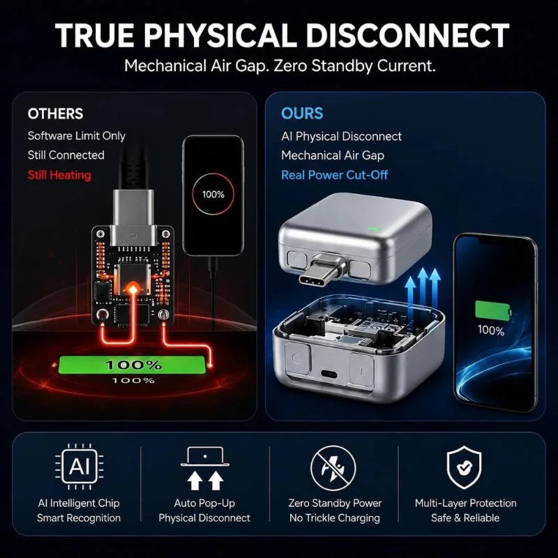 Automatic Charging Disconnector | Smart Auto Power Cut-Off Battery Protector